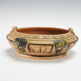 Roseville Art Pottery Bowl, Florentine