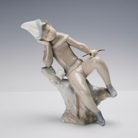 Rare, Early Lladro Porcelain Figurine, Little Robin 1000601