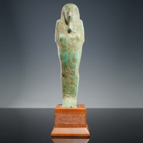 Egyptian Faience Ushabti Figurine