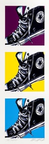 Allison Lefcort, Artist Proof Converse All Star Pop Art Lithograph, Signed