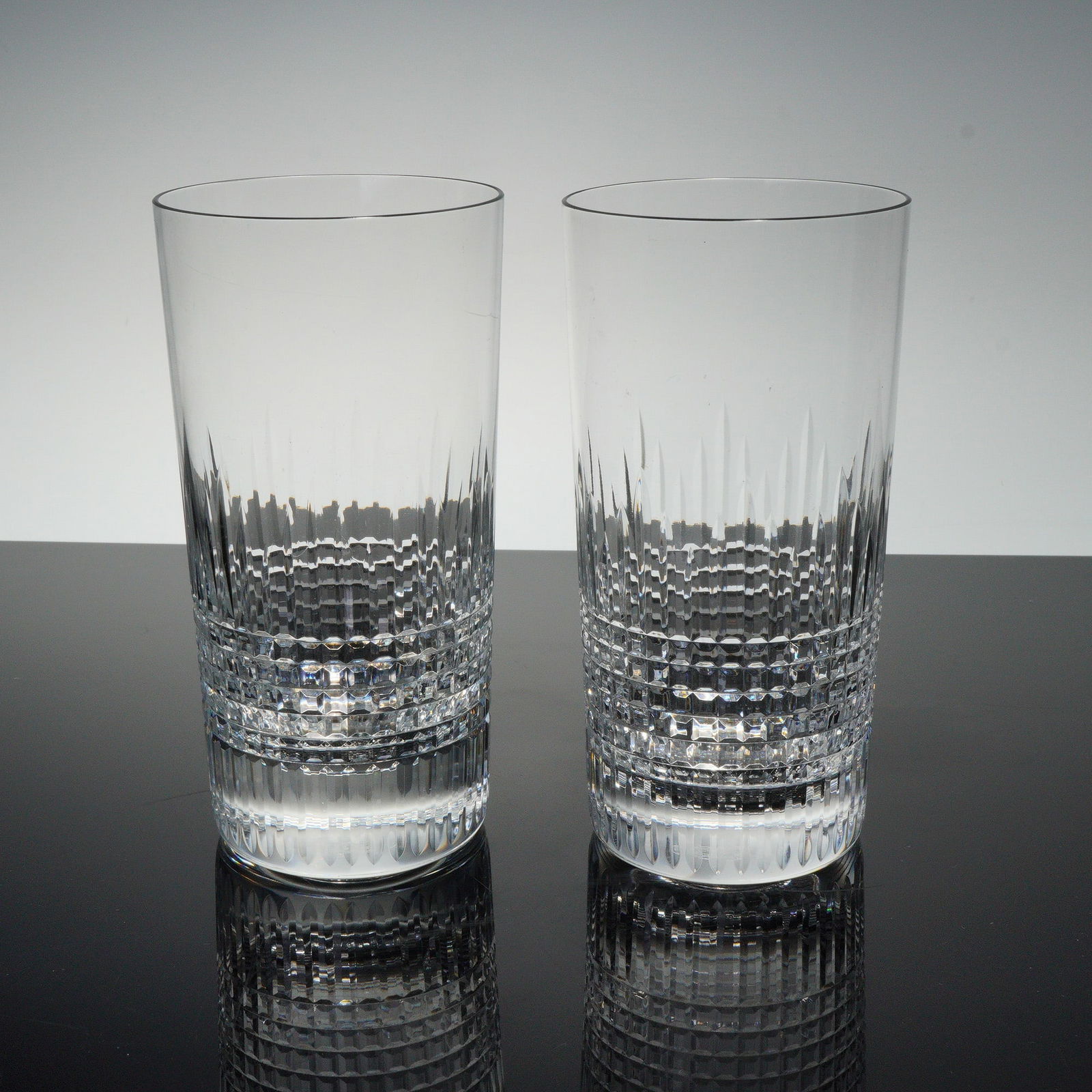 Pair of Baccarat Crystal Highball Glasses, Nancy (1 of 4)