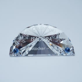 Swarovski Crystal Plaque, Isadora 2002