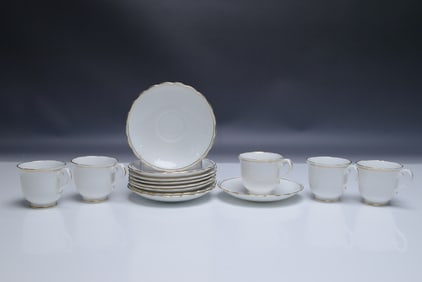 14pc Stanley Bone China Tea Cups and Saucers Set