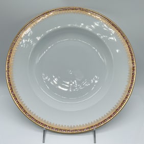 Rosenthal Porcelain Charger, Gilded Border