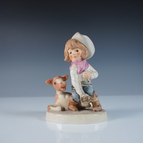 Goebel Figurine, Cowgirl Rodeo