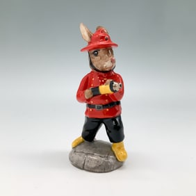 Royal Doulton Bunnykins Figurine, Fireman DB133 w/ Box