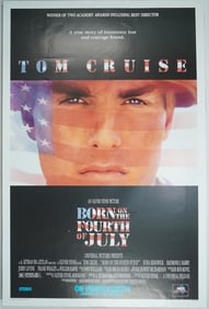 MCA Home Video Poster, Born on the Fourth of July