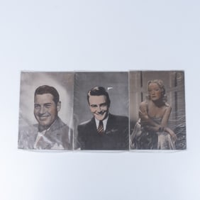 3pc Vintage Columbia Head Shots