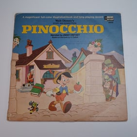 Disneyland Records Walt Disneys Story & Songs from Pinocchio Vinyl Record