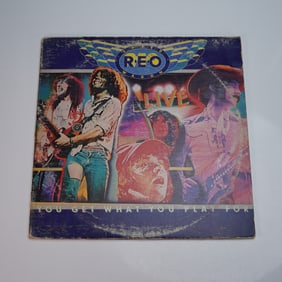 Epic Records REO Speedwagon Vinyl Record, You Get What You Play For