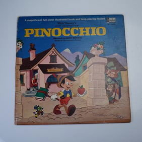 Disneyland Records Walt Disneys Story & Songs from Pinocchio Vinyl Record