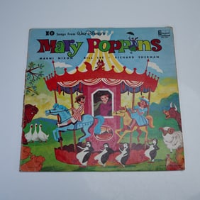 Disneyland Records Walt Disney's "Mary Poppins" Vinyl Record
