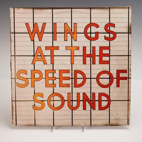 Capitol Records Wings Vinyl Record, At the Speed of Sound