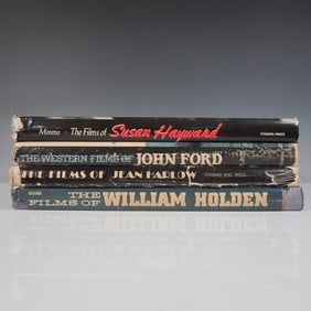 4pc Vintage Film Books on Hollywood Legends & Directors
