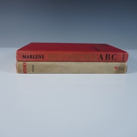 2 Marlene Dietrich Books, Biography and Memoir