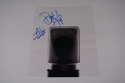 Autographs by Dennis Edwards & Ali-Ollie Woodson