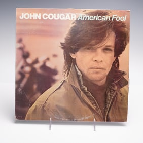 Riva Records John Cougar Vinyl Record, American Fool