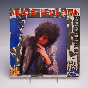 Columbia Records Bob Dylan Vinyl Record, Empire Burlesque