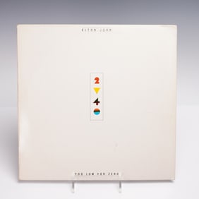 Geffen Records Elton John Vinyl Record, Too Low For Zero