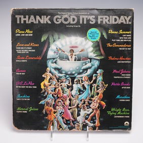 Original Movie Soundtrack Vinyl Record, Thank God Its Friday