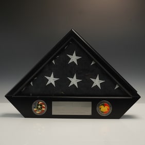 U.S. Army Flag Display Case, LTG Jack C. Stultz
