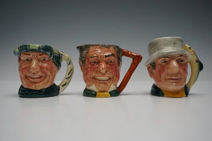 3pc Lancaster Sandland Character Jugs