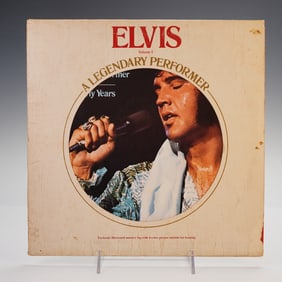 RCA Records Elvis Vinyl Record, A Legendary Performer