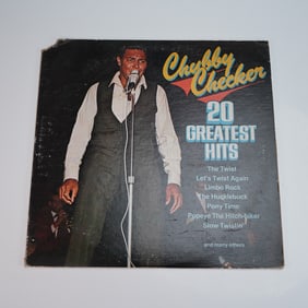 DMC Records Chubby Checker Vinyl Record, 20 Greatest Hits