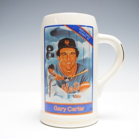Gary Carter Sports Impressions Stein, 1986 World Series Champs