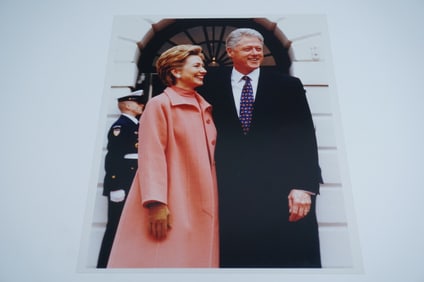 Presidential Photograph of Bill and Hillary Clinton