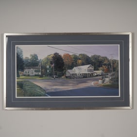 Frank D'Amato, Art Print, Monterey Street Scene, Signed