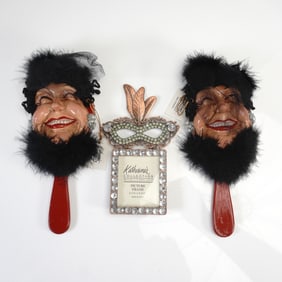 3pc Katherine's Collection Character Mirrors & Masquerade Photo Frame