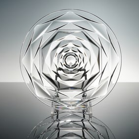 Baccarat Crystal Plate, Swing