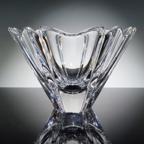 Orrefors Crystal Tulip Bowl