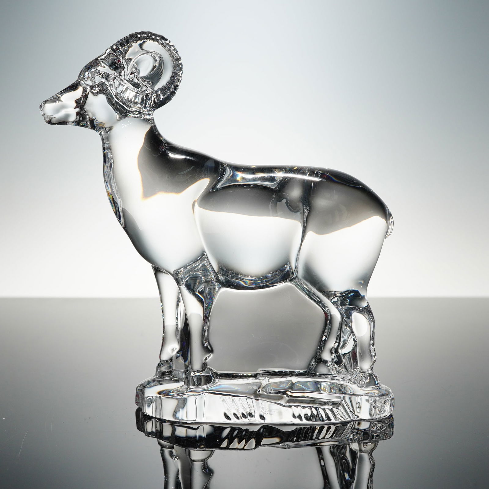Baccarat Crystal Figurine, Bellagio Ram (1 of 6)