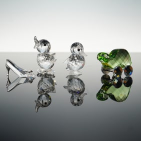 4pc Swarovski Crystal Assorted Figurines