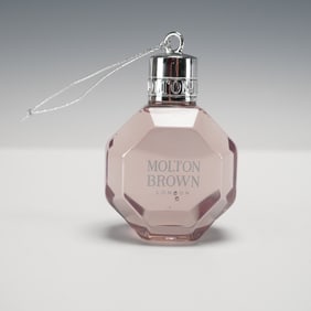 Molton Brown Delicious Rhubarb & Rose Festive Bauble Bath and Shower Gel