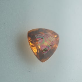 1.17 CT Nigerian Spessartite Trillion Cut Gemstone