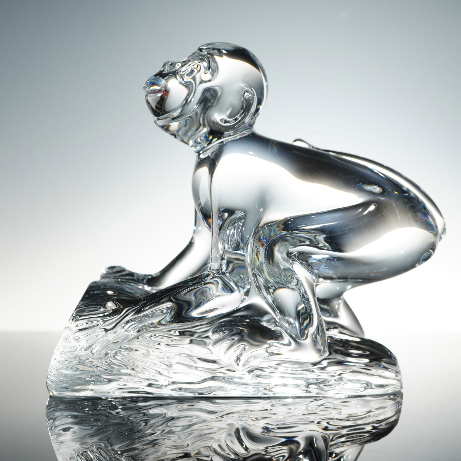 Baccarat Crystal Figurine, Bellagio Monkey (1 of 6)
