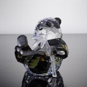 Swarovski Crystal Figurine, Panda Cub