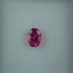 0.76 CT Pink Tourmaline Oval Cut Gemstone