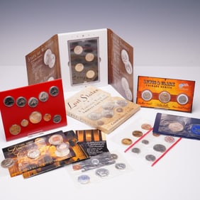 10pc US Mint Coin and Currency Collection Assorted