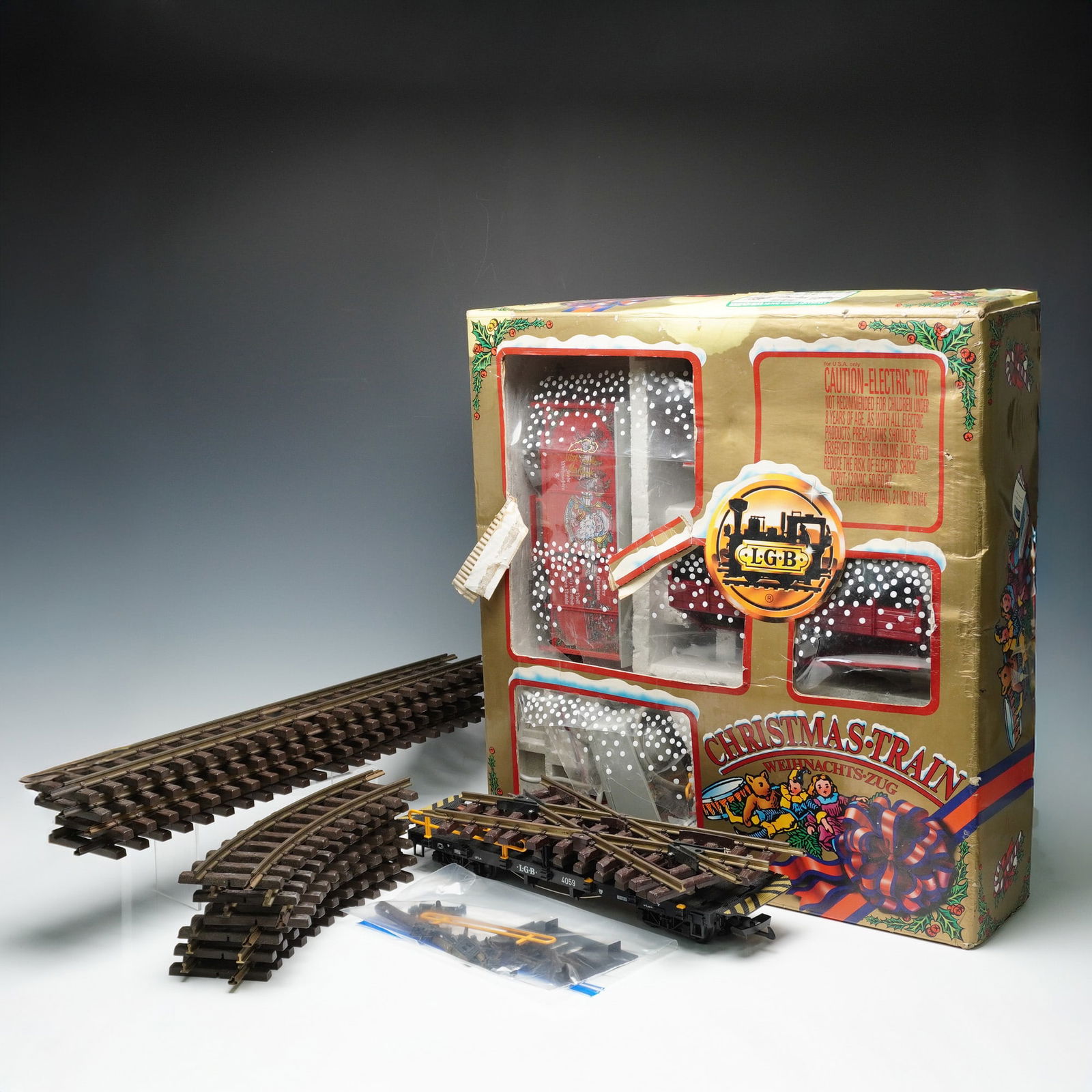 LGB Train Starter Set with Train Accessories, Christmas Train (1 of 3)