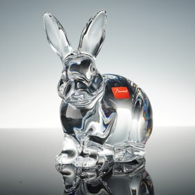 Baccarat Crystal Figurine, Bellagio Rabbit Limited Edition