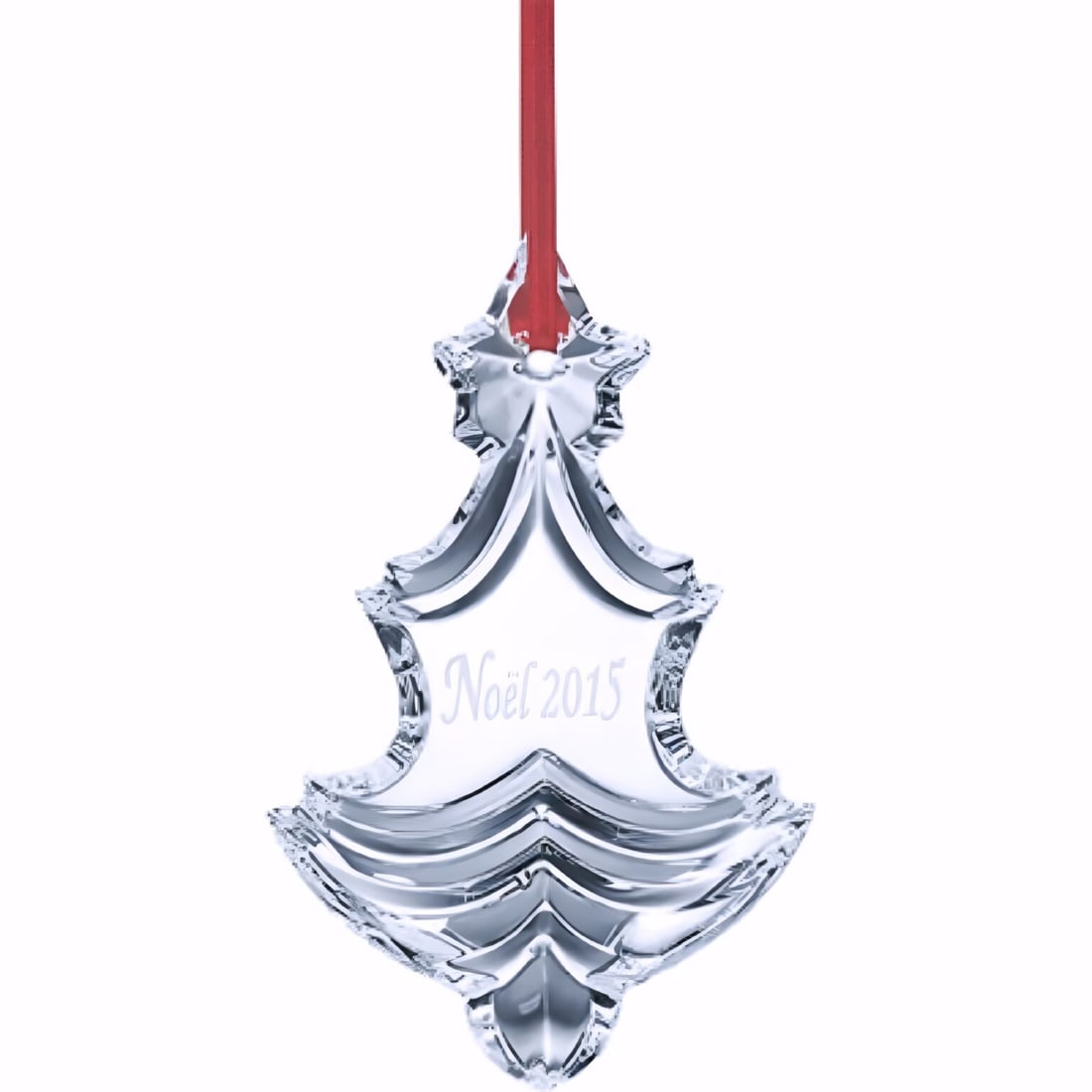 Baccarat Crystal Clear 2015 Annual Christmas Ornament, Sealed Box (1 of 3)