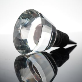 Verdici Italy Cut Glass Bottle Stopper