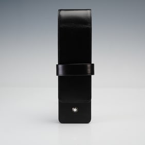 Montblanc Leather Pen and Pencil Case