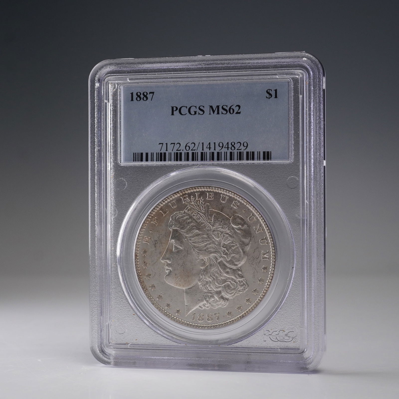 1887 Morgan Silver Dollar PCGS Graded MS 62 (1 of 4)