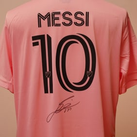 Lionel Messi Signed Inter Miami CF Home Jersey w/ COA