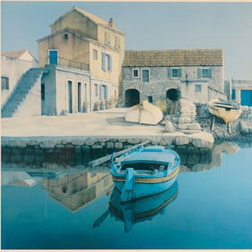 Zvonimir Mihanovic (Croatian b. 1946) Color Lithograph, Signed & Numbered